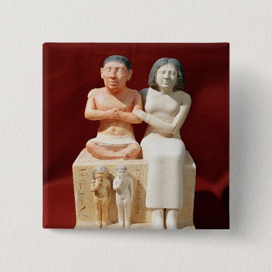 Statuette des zwergartigen Seneb und seiner Button (Vorderseite)