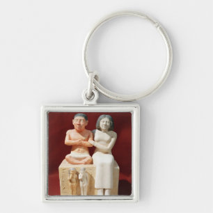 Statuette des zwergartigen Seneb und seiner Schlüsselanhänger