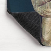 Statuette einer Frau, die eine doppelte Flöte Mousepad (Ecke)