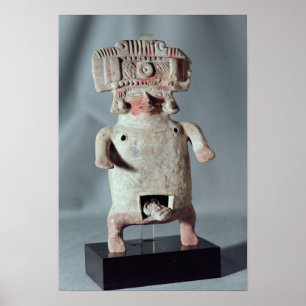 Statuette einer Frau, die entbindet Poster