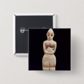 Statuette einer Frau, früh 4. Jahrtausend BC Button (Vorne & Hinten)