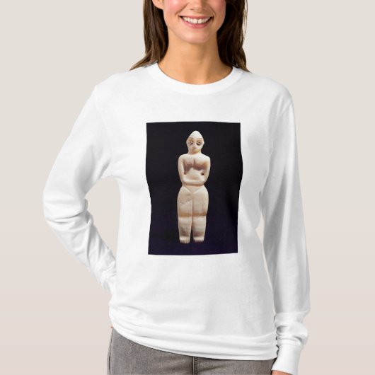 Statuette einer Frau, früh 4. Jahrtausend BC T-Shirt (Vorderseite)