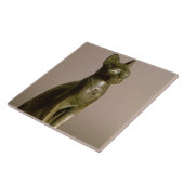 Statuette einer Katze, welche die Göttin Bastet Fliese (Seite)
