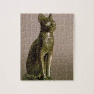 Statuette einer Katze, welche die Göttin Bastet Puzzle