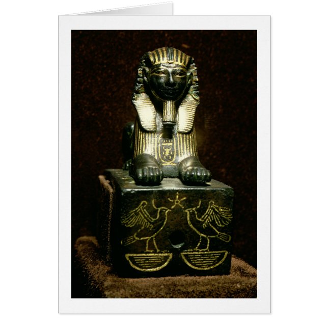 Statuette einer Sphinxes Königs Tuthmosis III, (Vorne)