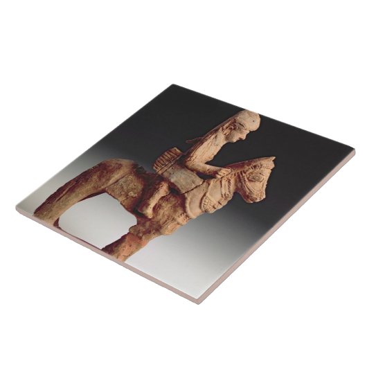 Statuette eines bewaffneten Reiters, Byblos, 8.-. Fliese (Seite)