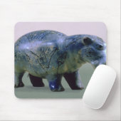 Statuette eines Hippopotamus Mousepad (Mit Mouse)