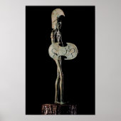 Statuette eines Kriegers, etruskisch Poster (Vorne)