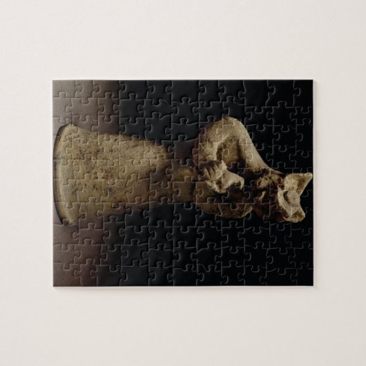 Statuette eines Löwe-Köpfigen Dämons, Puzzle (Horizontal)