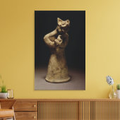 Statuette eines Löwendämons, Mesopotamien, c.5 Leinwanddruck (Insitu (Wohnzimmer))
