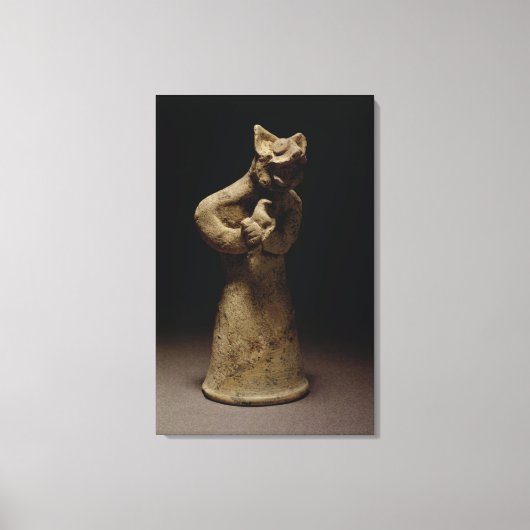 Statuette eines Löwendämons, Mesopotamien, c.5 Leinwanddruck (Vorderseite)