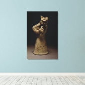 Statuette eines Löwendämons, Mesopotamien, c.5 Leinwanddruck (Insitu (Holzboden))