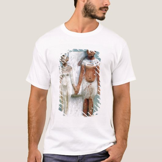 Statuette von Amenophis IV und von Nefertiti T-Shirt (Vorderseite)