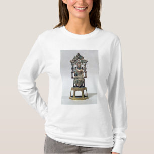 Statuette von Buddha in der Meditation, Tang T-Shirt