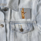 Statuette von König die rote Krone von tragend Button (Beispiel)