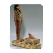 Statuette von Osiris von Iahmes (lackiertes Holz) Magnet (Vertikal)