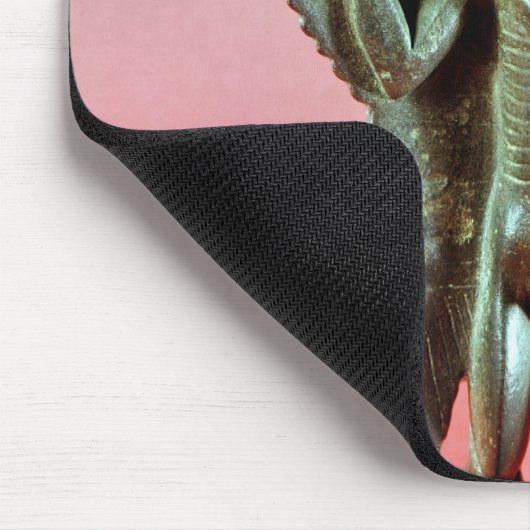 Statuette von Pazuzu, ein Assyrian Winddämon Mousepad (Ecke)