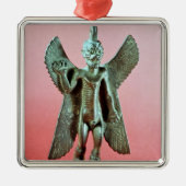 Statuette von Pazuzu, ein Assyrian Winddämon Ornament Aus Metall (Vorne)
