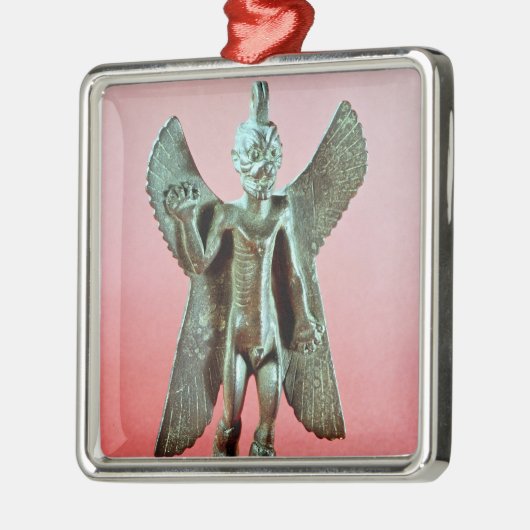 Statuette von Pazuzu, ein Assyrian Winddämon Ornament Aus Metall (Links)
