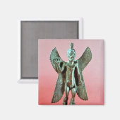 Statuette von Pazuzu, ein assyrischer Winddämon Magnet (Vorderseite/Rückseite)
