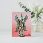 Statuette von Pazuzu, ein assyrischer Winddämon Postkarte (Stehend Vorderseite)