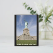 Status der Freiheit, New York Postkarte (Stehend Vorderseite)