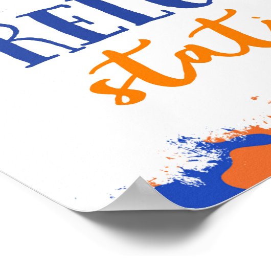 Status der Reload-Station | Dart Gun Party Poster (Ecke)