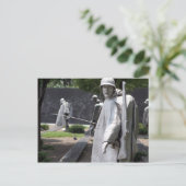 Status der Veteranen im Krieg in Korea Postkarte (Stehend Vorderseite)