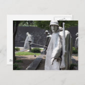 Status der Veteranen im Krieg in Korea Postkarte (Vorne/Hinten)
