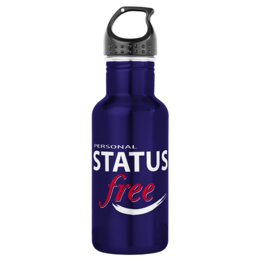 Status frei edelstahlflasche (Vorderseite)