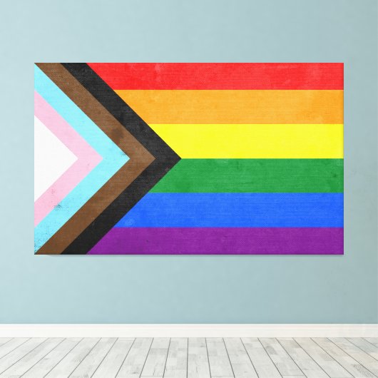 Status-Markierung Leinwanddruck (Insitu (Holzboden))