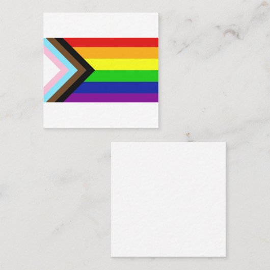 Status-Markierung Quadratische Visitenkarte (Vorne/Hinten)