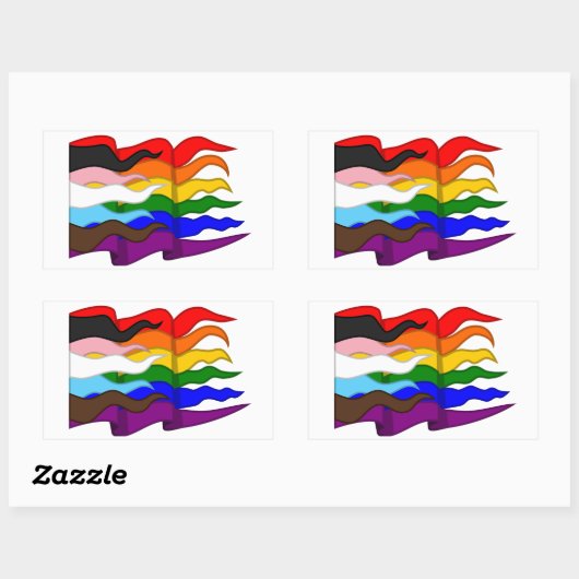 Status-Markierung Rechteckiger Aufkleber (Blatt)