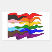 Status-Markierung Rechteckiger Aufkleber (Vorderseite)