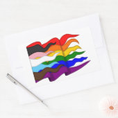 Status-Markierung Rechteckiger Aufkleber (Umschlag)