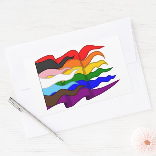 Status-Markierung Rechteckiger Aufkleber (Umschlag)