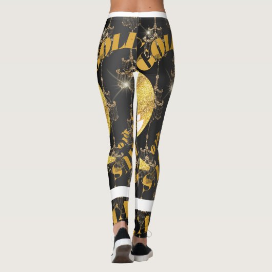 ©STATUS QUO GOLD" Status Collection© by Peafdove© Leggings (Rückseite)