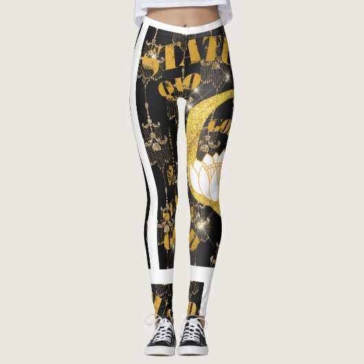 ©STATUS QUO GOLD" Status Collection© by Peafdove© Leggings (Vorderseite)