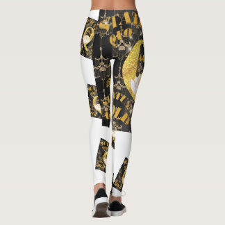 STATUS QUO GOLD - Status Collection© by Peafdove©  Leggings