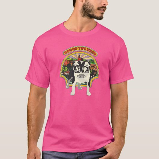 Status quo Hund mit zwei Kopf T-Shirt (Vorderseite)