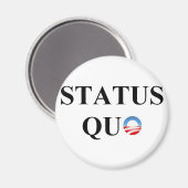 STATUS QUO MAGNET (Vorderseite/Rückseite)