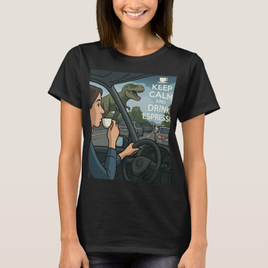 Stau-Dino T-Shirt (Vorderseite)