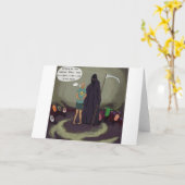 Stau im mittleren W/Grim-Sensenmann Karte (Gelbe Blume)