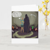 Stau im mittleren W/Grim-Sensenmann Karte (Gelbe Blume)