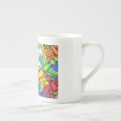 Stau-Knochen-China-Tasse Porzellantasse (Rechts)