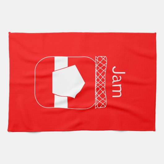 "Stau-" Küchen-Tee-Tuch Handtuch (Horizontal)