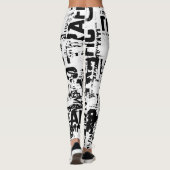 Stau-Leggings durch Grafik Mädchen Leggings (Rückseite)