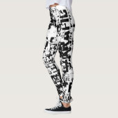 Stau-Leggings durch Grafik Mädchen Leggings (Links)