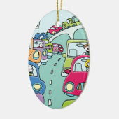 Stau-Leute Keramik Ornament (Links)