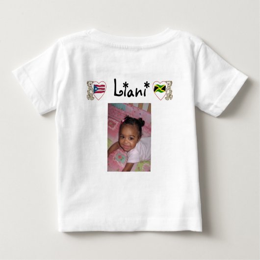 Stau-Rican Baby T-shirt (Rückseite)
